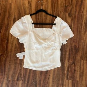NWT Abercrombie & Fitch Flutter Sleeve Top